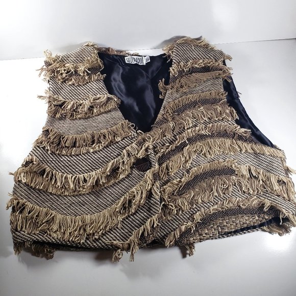 Designer Silverado New Mexico Shag Vest - Picture 1 of 8